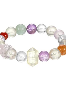 zeroline多宝柠檬黄水晶手串女