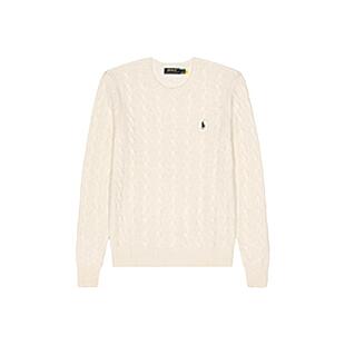 Polo Ralph Lauren拉夫劳伦毛衣绞花针织男女同款羊毛衫REVOLVE
