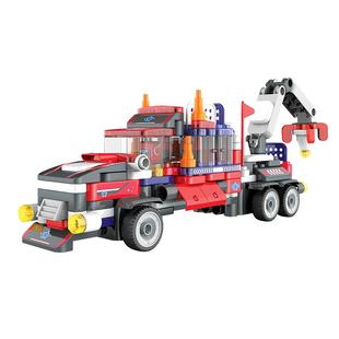 布鲁可大颗粒积木车拼插重型卡车百变拼装儿童玩具