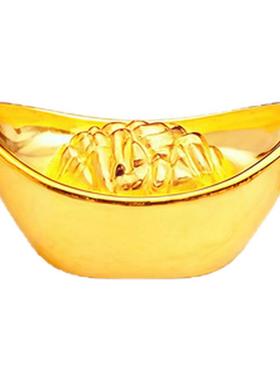 实心金元宝摆件迷你道具工位装饰