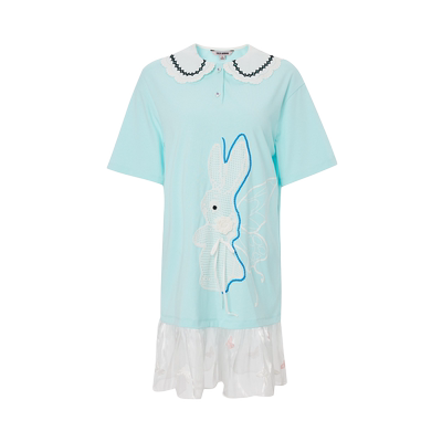 萌趣手钩毛织兔子连衣裙MIKIBANA