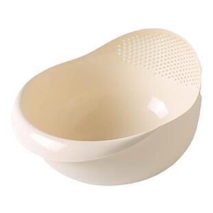 川岛屋淘米神器洗米筛淘米盆细孔不漏米厨房家用小号洗菜盆沥水篮