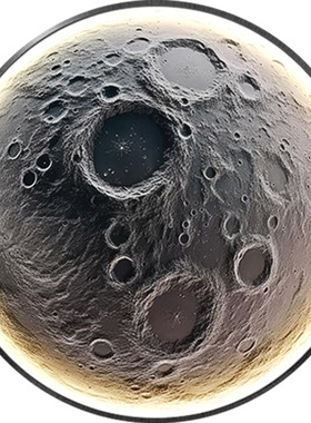 月球砂岩肌理玄关装饰画挂画灯画