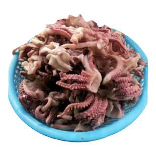 小鱿鱼须新鲜冷冻鱿鱼头现切小八爪须净重无冰衣烧烤炒菜火锅食材