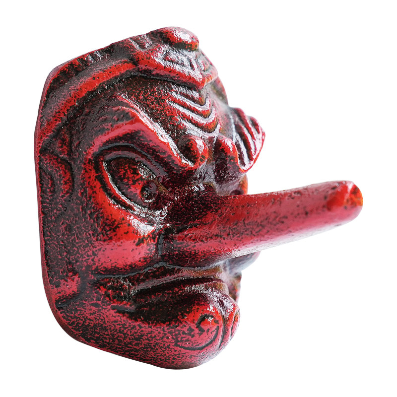 天狗 日本进口高冈铁器铸铁文镇摆件桌面镇尺镇纸书镇祝福送礼物