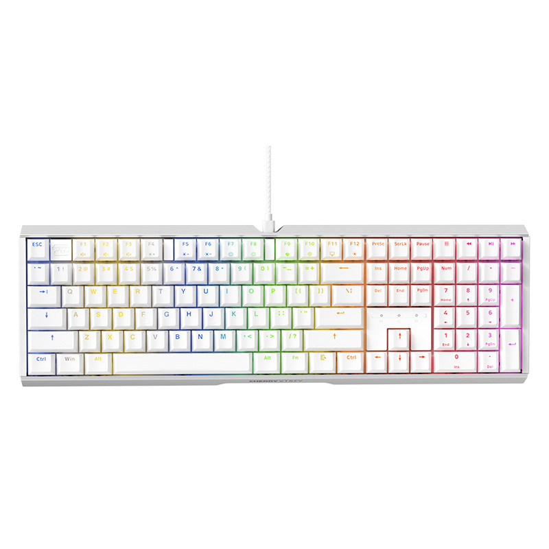 Cherry櫻桃MX3.1有線RGB機(jī)械鍵盤鋁坨坨游戲電競(jìng)108鍵兼容Win/Mac
