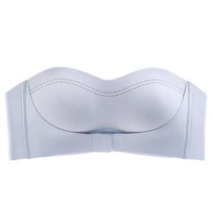 前扣抹胸无肩带内衣女防滑聚拢收副乳防下垂隐形裹胸防走光文胸罩