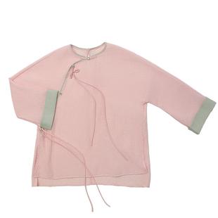 豆蔻依缘现代舞练功服长袖上衣新中式复古身韵服国风舞蹈服演出服