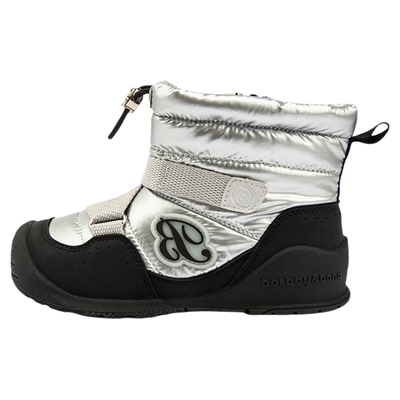 芭比班纳宝宝加绒防水雪地靴2025新款女童棉靴男童大棉鞋儿童棉靴