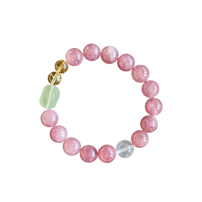 财富/爱情稀有半玉化老矿紫马粉