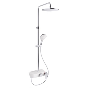 科勒花洒斐然家用多功能两出水大顶喷增压冷热淋浴柱套装36426T