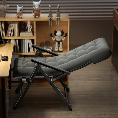 折叠躺椅学生宿舍电脑椅办公室舒适午休椅午睡懒人靠背椅子沙发椅