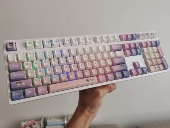 库洛米主题机械键盘键帽原厂高度PBT材质渐变热升华123键小全套