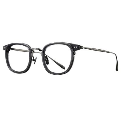 目戏流光系列复古圆框钛腿小众