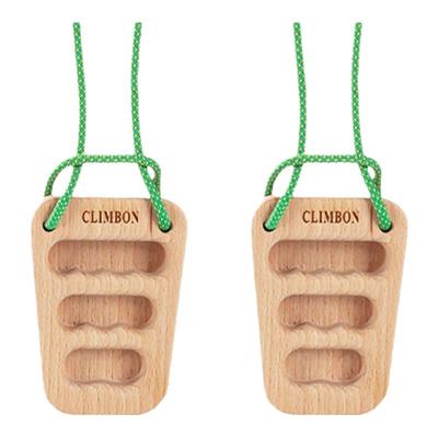 CLBMEYS攀岩指力板免打孔家用架门框单杠悬挂便携健身木质训练器