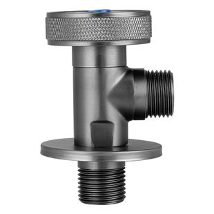 潜水艇球阀全铜枪灰色燃气热水器三角阀全开大流量角阀冷热水标识
