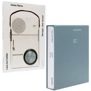 【现货多册选拍】 迪特·拉姆斯Dieter Rams作品集：少即是多/少即是好/优秀设计的十大原则/极简为道 产品设计 英文进口书