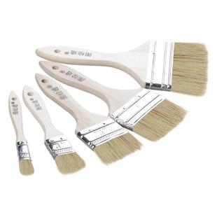 忆多猪鬃板刷画笔丙烯水粉水彩油画笔颜料排笔手绘墙绘大号刷子套装画画美术生专用水彩笔平头涂底颜料刷子