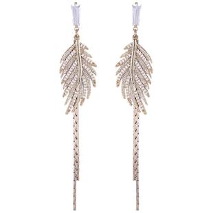 气质耳饰女长耳坠长款流苏耳环2025新款爆款高级感轻奢银耳钉纯银