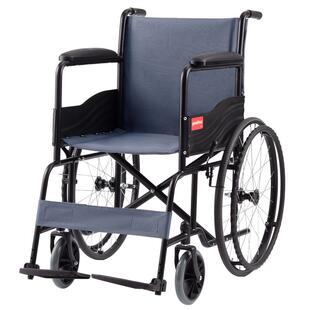 鱼跃轮椅车折叠轻便老人专用小型全钢管瘫痪多功能骨折