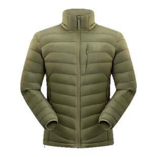 安德玛UA官方男士鹅绒服冬季防泼水防风石墨烯立领保暖轻量羽绒服