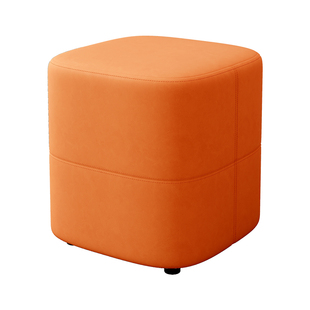 家用小凳子矮凳极简方凳实木猫抓皮换鞋凳子结实耐用沙发脚踏凳子