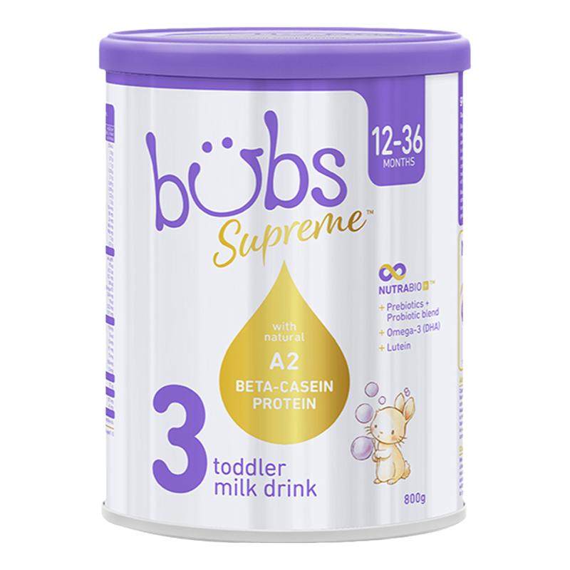 Bubs贝臻A2三段牛奶粉800g/罐