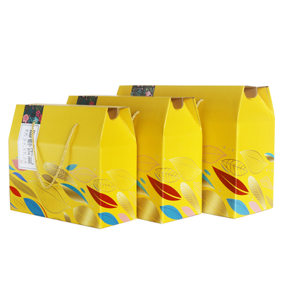 春节年货包装盒定制特产干果红枣核桃水果礼品通用定做纸盒彩盒