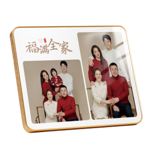 洗全家福照片做成摆台定制加打印婚纱照相片水晶8寸相框相册挂墙