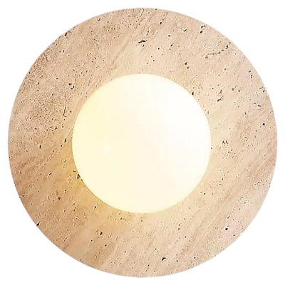 中古风洞石壁灯圆形床头墙壁灯