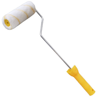 6寸滚筒刷中毛油漆刷 15或30或40mm直径 耐用热销涤纶纤维滚子