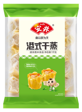 安井港式干蒸烧麦1kg早餐半成品