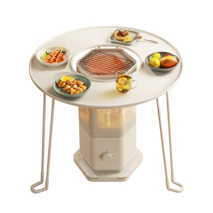 2025新款神器取暖器围炉煮茶小太阳电暖气烤火炉取暖鸟笼冬季家用
