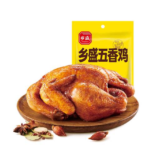 乡盛五香鸡扒鸡腊味德州特产扒鸡烧鸡鸡熟食卤味开袋即食