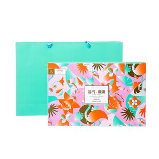 黄但记福气满满礼盒575gQ饼蛋黄酥曲奇零食糕点心送礼大礼包礼品