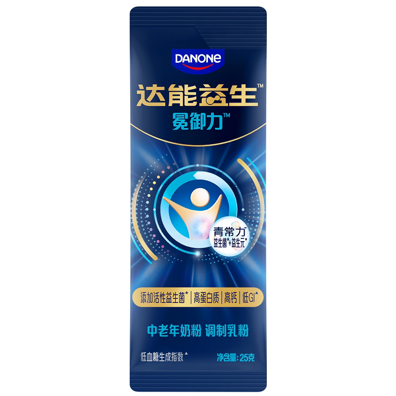 达能益生中老年奶粉25g 1条中老年奶粉