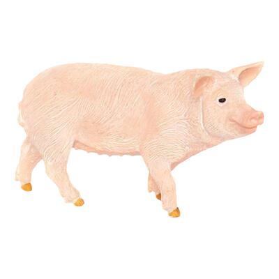 儿童仿真猪科教摆件玩具