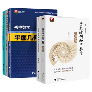 黄东坡讲初中数学几何妙想代数奇思 平面几何30讲解法全析经典题研究培优运用 七八九年级中考新思维方法大视野数学之美 浙大优学
