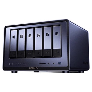 绿联私有云DXP6800Pro六盘位NAS网络存储服务器AI相册企业级安全办公团队云盘文件共享自动备份权限分级管理