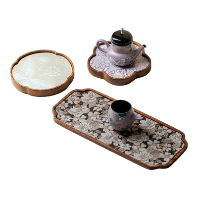 梵汝胡桃木干泡盘家用中式茶席