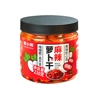 麻辣萝卜干瓶装下饭菜