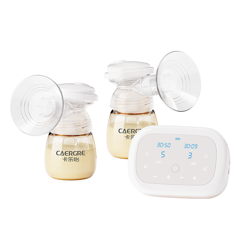 卡樂怡雙邊吸奶器電動雙泵雙控母乳全自動集奶器免手扶吸乳器KLY