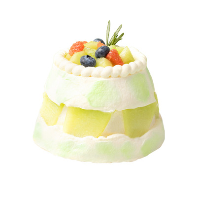 诺心蜜瓜轻甜水果生日蛋糕【新】