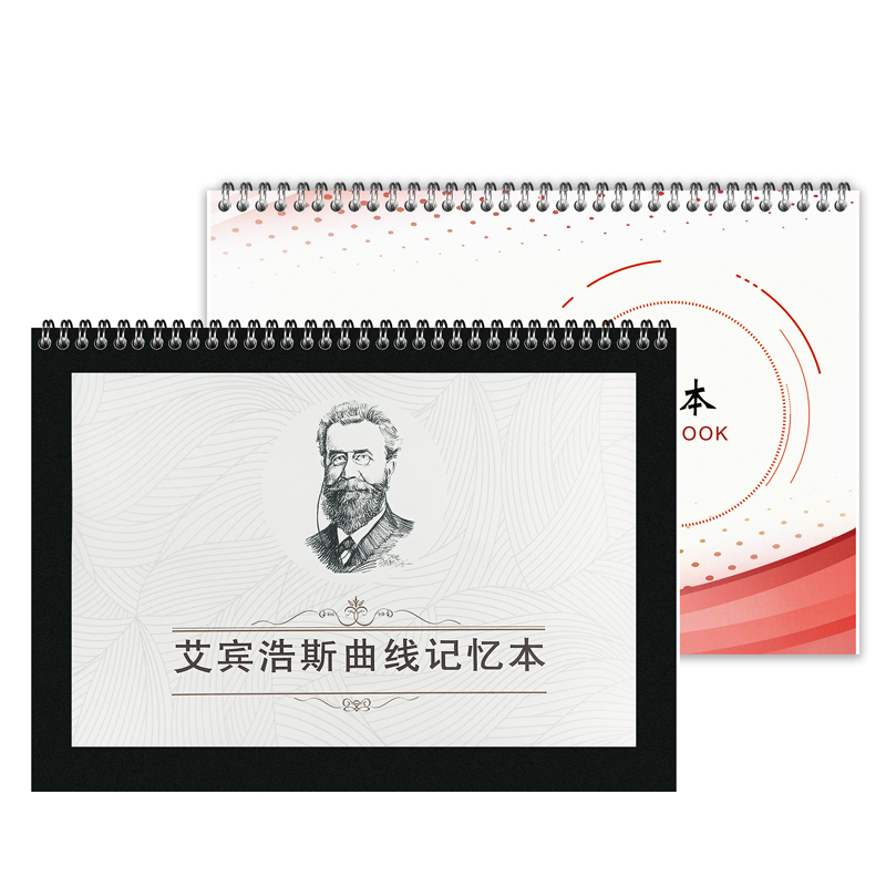 艾宾浩斯复习计划表遗忘曲线记忆本考研单词笔记计划本学生记忆笔记表格智能版遗忘曲线a4a5复习计划表纸质版