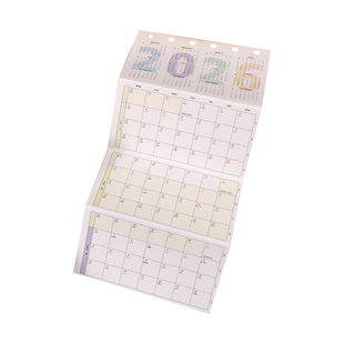 2026年奏折内页a6per手账本活页纸替芯M5/A8奇葩A6A7公历农历四折