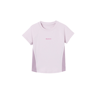 半度闲女童速干短袖t恤夏季薄款洋气2026新款儿童夏装吸湿上衣潮T