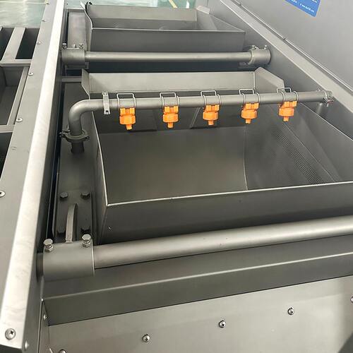 厂家加工定制双槽洗菜机商用全自动洗菜机不锈钢全自动蔬菜清洗机