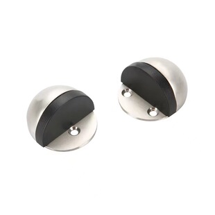 304免打孔不锈钢门挡防撞门顶地碰玻璃门碰橡胶限位器龟阻档加高