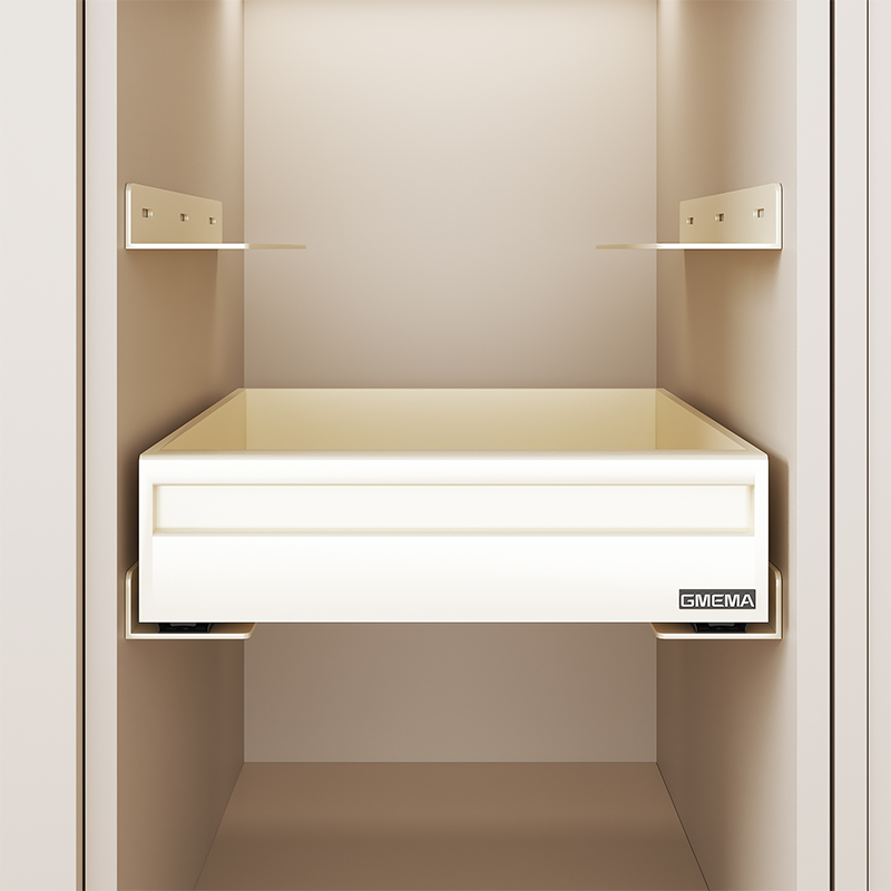 柜内侧装抽屉橱柜抽屉式拉篮厨房抽拉式置物架拉篮储物盒调料收纳