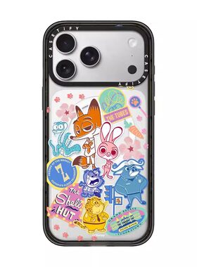 迪士尼 疯狂动物城2 x CASETiFY 联名系列 贴纸 适用于苹果iPhone17ProMax/17Pro/16ProMax/16Pro手机壳